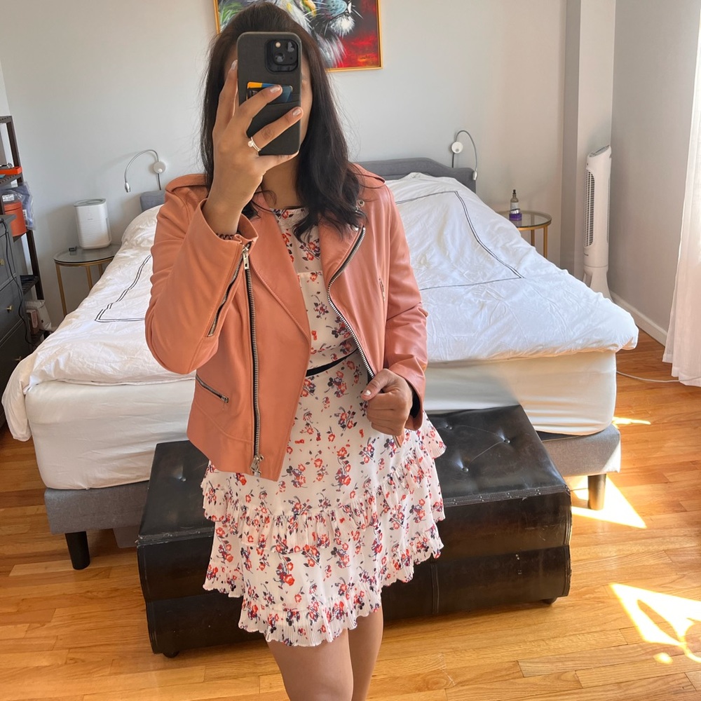 Pink Leather Jacket - Authentic Turkish Leather N… - image 5